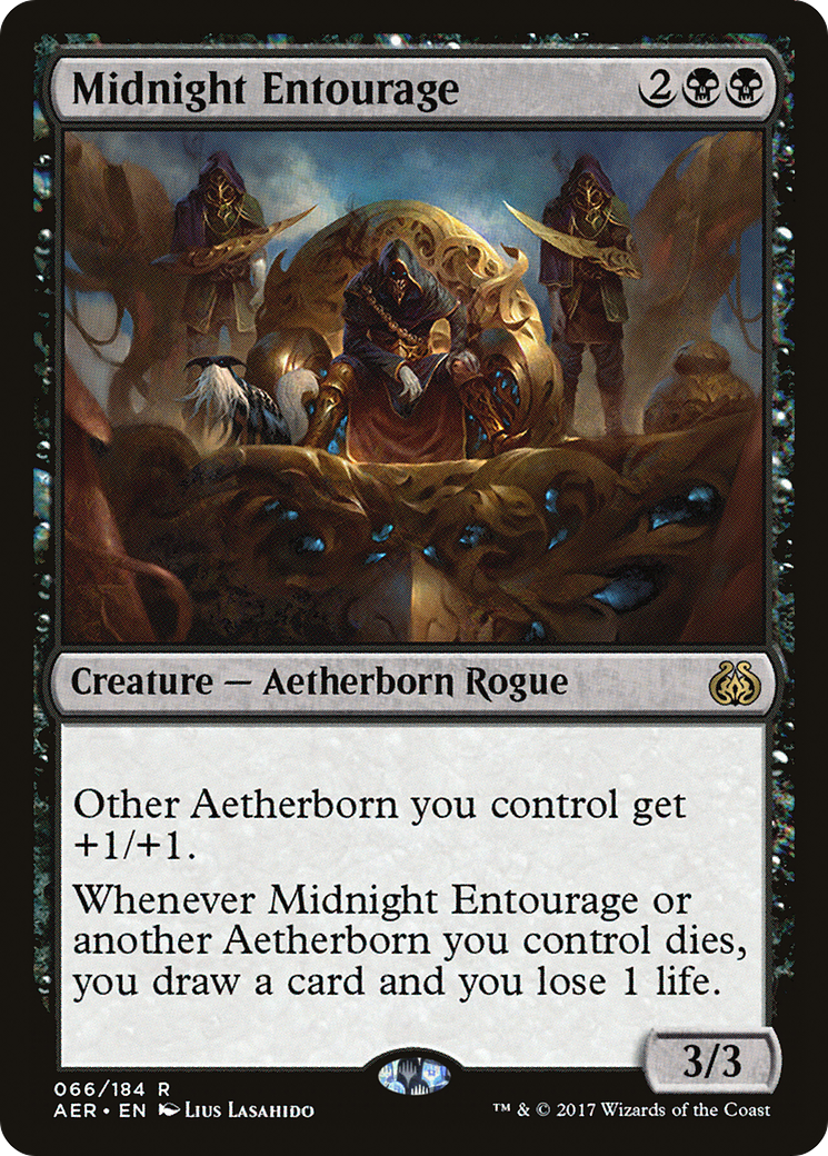 Midnight Entourage (AER-066) [Aether Revolt] MTG Single Wizards of the Coast