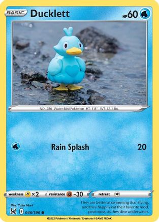 Ducklett (46/196) [SWSH: Lost Origin] Pokemon Single Pokémon