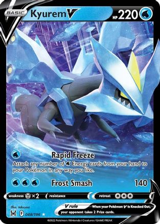 Kyurem V (48/196) Holofoil [SWSH: Lost Origin] Pokemon Single Pokémon