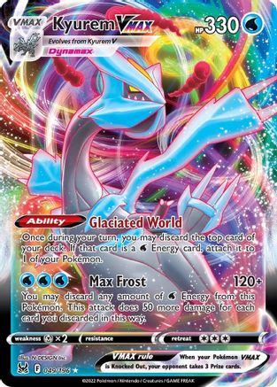 Kyurem VMAX (49/196) Holofoil [SWSH: Lost Origin] Pokemon Single Pokémon