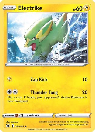 Electrike (54/196) [SWSH: Lost Origin] Pokemon Single Pokémon