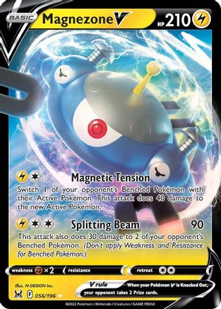Magnezone V (56/196) Holofoil [SWSH: Lost Origin] Pokemon Single Pokémon