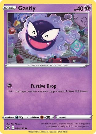 Gastly (64/196) [SWSH: Lost Origin] Pokemon Single Pokémon