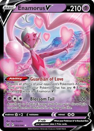 Enamorus V (82/196) Holofoil [SWSH: Lost Origin] Pokemon Single Pokémon