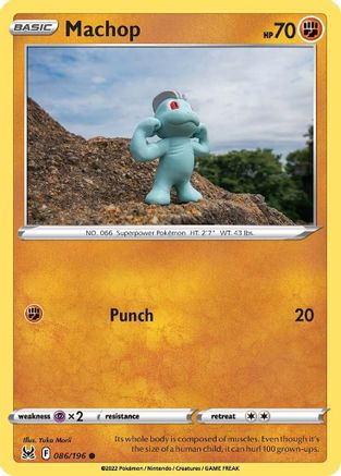 Machop (86/196) [SWSH: Lost Origin] Pokemon Single Pokémon