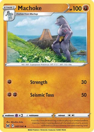 Machoke (87/196) [SWSH: Lost Origin] Pokemon Single Pokémon