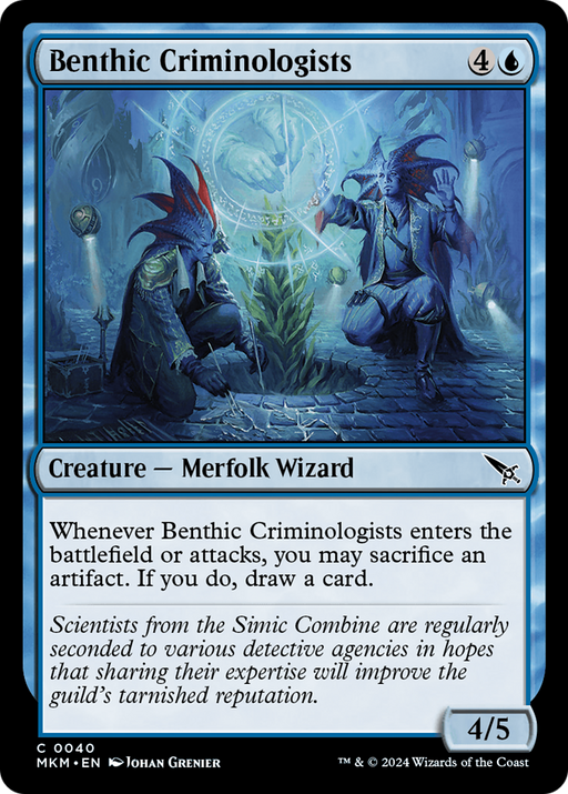 Benthic Criminologists (MKM-040) [Murders at Karlov Manor] MTG Single Wizards of the Coast