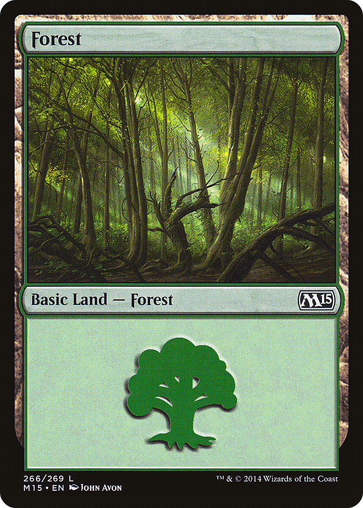 Forest (M15-266) [Magic 2015] MTG Single Wizards of the Coast