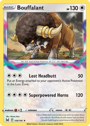 Bouffalant (148/196) [SWSH: Lost Origin] Pokemon Single Pokémon