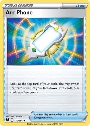 Arc Phone (152/196) Reverse Holofoil [SWSH: Lost Origin] Pokemon Single Pokémon