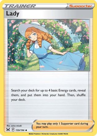 Lady (159/196) [SWSH: Lost Origin] Pokemon Single Pokémon