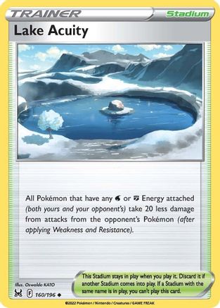 Lake Acuity (160/196) [SWSH: Lost Origin] Pokemon Single Pokémon