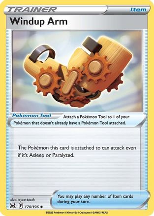 Windup Arm (170/196) [SWSH: Lost Origin] Pokemon Single Pokémon