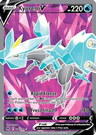 Kyurem V (Full Art) (174/196) Holofoil [SWSH: Lost Origin] Pokemon Single Pokémon