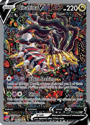 Giratina V (Alternate Full Art) (186/196) Holofoil [SWSH: Lost Origin] Pokemon Single Pokémon