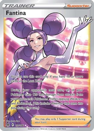 Fantina (Full Art) (191/196) - [SWSH: Lost Origin] Holofoil Pokemon Single Pokémon