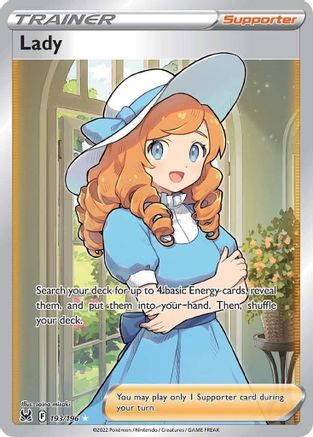 Lady (Full Art) (193/196) Holofoil [SWSH: Lost Origin] Pokemon Single Pokémon