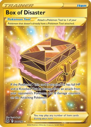 Box of Disaster (Secret) (214/196) Holofoil [SWSH: Lost Origin] Pokemon Single Pokémon