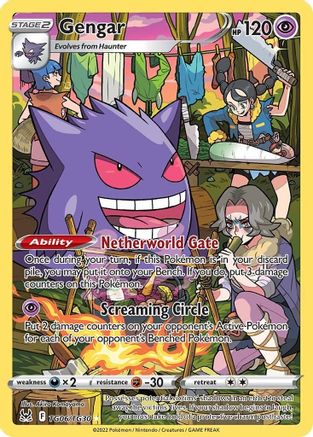 Gengar TG06/30 Holofoil [SWSH: Lost Origin Trainer Gallery] Pokemon Single Pokémon