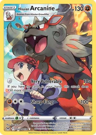 Hisuian Arcanine (TG08/30) Holofoil [SWSH: Lost Origin Trainer Gallery] Pokemon Single Pokémon