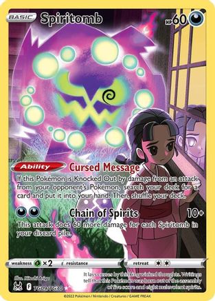 Spiritomb (TG09/30) Holofoil [SWSH: Lost Origin Trainer Gallery] Pokemon Single Pokémon