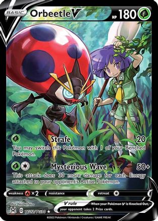 Orbeetle V (TG12/30) Holofoil [SWSH: Lost Origin Trainer Gallery] Pokemon Single Pokémon