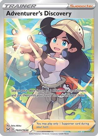 Adventurer's Discovery (TG23/30) Holofoil [SWSH: Lost Origin Trainer Gallery] Pokemon Single Pokémon