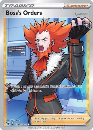 Boss's Orders (TG24/30) Holofoil [SWSH: Lost Origin Trainer Gallery] Pokemon Single Pokémon