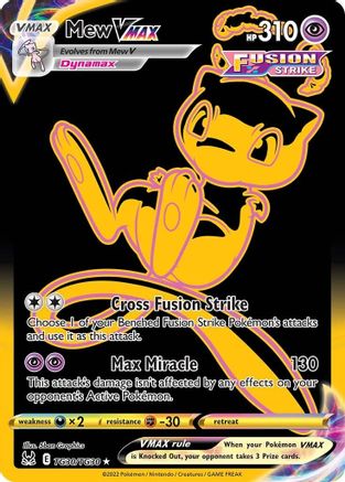 Mew VMAX (Secret) (TG30/30) Holofoil [SWSH: Lost Origin Trainer Gallery] Pokemon Single Pokémon