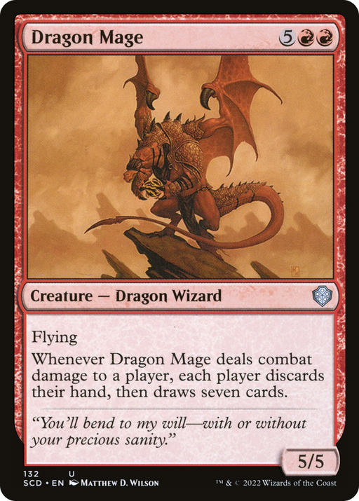 Dragon Mage (SCD-132) [Starter Commander Decks] MTG Single Wizards of the Coast