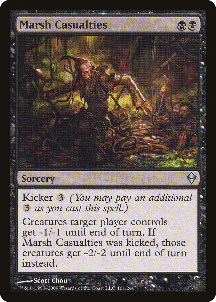 Marsh Casualties (ZEN-101) [Zendikar] MTG Single Wizards of the Coast