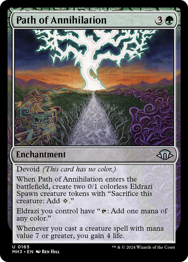 Path of Annihilation (MH3-165) [Modern Horizons 3] Foil MTG Single Modern Horizons 3