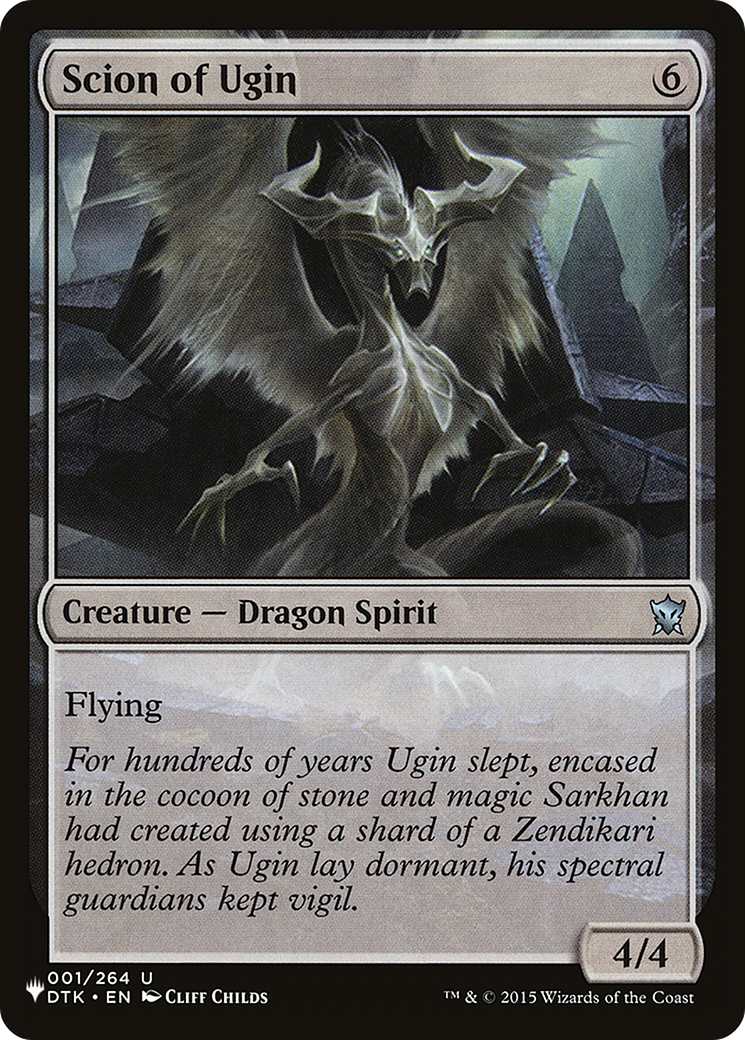 Scion of Ugin (LIST-DTK-1) [Mystery Booster] The List MTG Single Wizards of the Coast