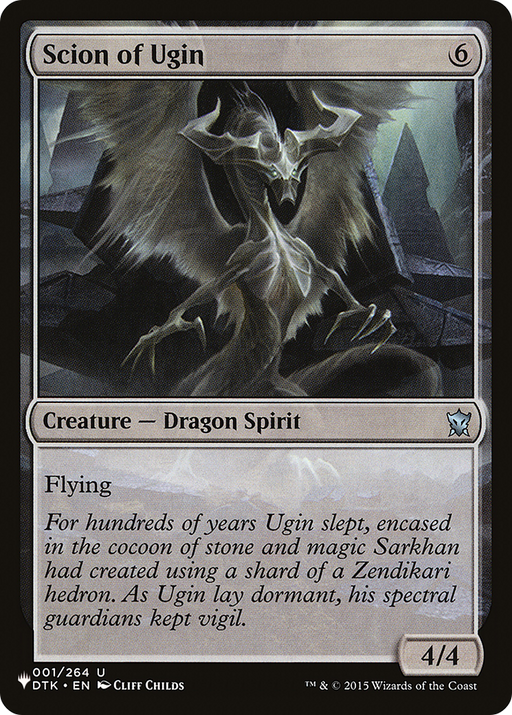 Scion of Ugin (LIST-DTK-1) [Mystery Booster] The List MTG Single Wizards of the Coast