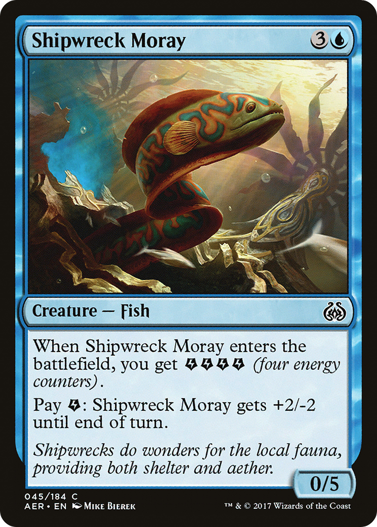 Shipwreck Moray (AER-045) [Aether Revolt] Foil MTG Single Wizards of the Coast
