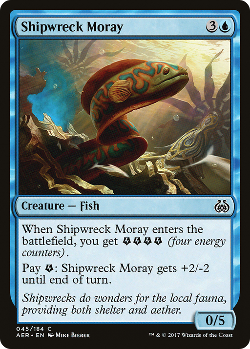 Shipwreck Moray (AER-045) [Aether Revolt] MTG Single Wizards of the Coast
