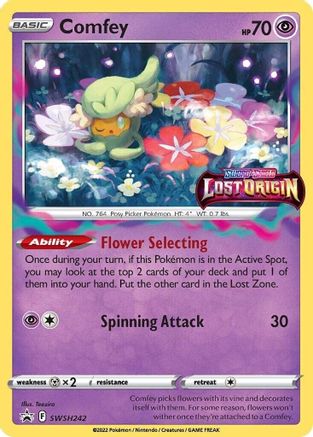 Comfey - SWSH242 (Prerelease) (SWSH242/307) Holofoil [Promos: SWSH Promo Cards] Pokemon Single Pokémon