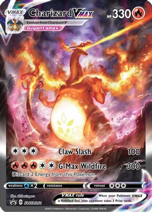 Charizard VMAX - SWSH261 (SWSH261/307) - [Promos: SWSH Promo Cards] Holofoil Pokemon Single Pokémon
