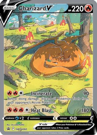Charizard V - SWSH260 (SWSH260/307) Holofoil [Promos: SWSH Promo Cards] Pokemon Single Pokémon