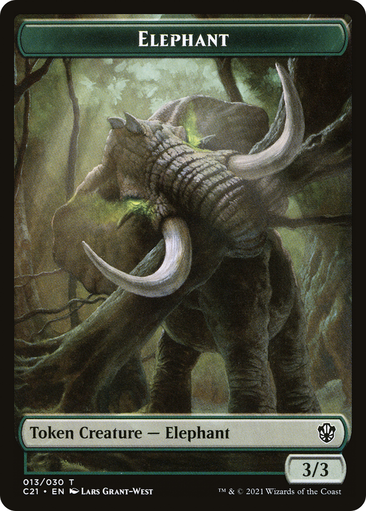 Elephant (TC21-013) [Tokens] Commander 2021 Tokens MTG Single Wizards of the Coast