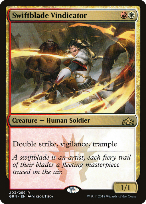 Swiftblade Vindicator (GRN-203) [Guilds of Ravnica] Foil MTG Single Wizards of the Coast