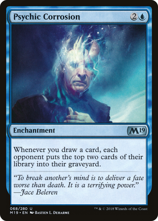 Psychic Corrosion (M19-068) [Core Set 2019] MTG Single Wizards of the Coast