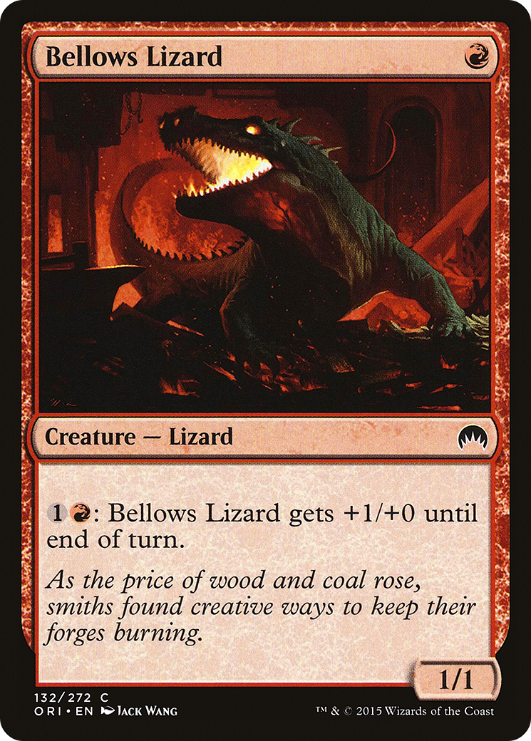Bellows Lizard (ORI-132) [Magic Origins] Foil MTG Single Wizards of the Coast