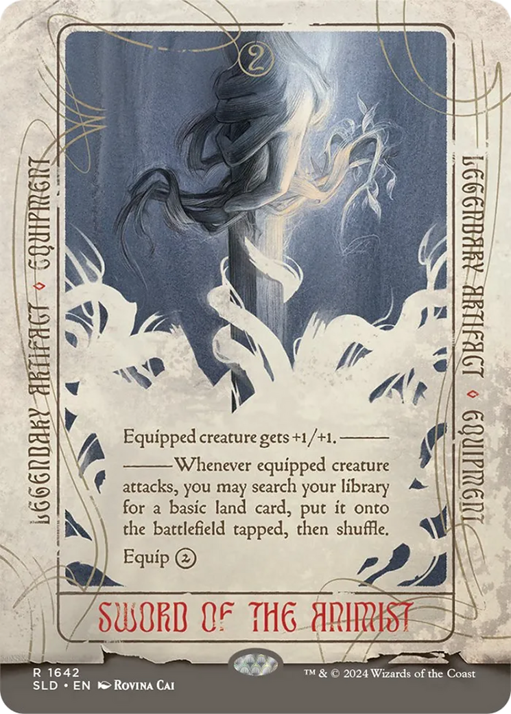 Sword of the Animist (SLD-1642) [Secret Lair] Drop (Borderless) MTG Single Wizards of the Coast
