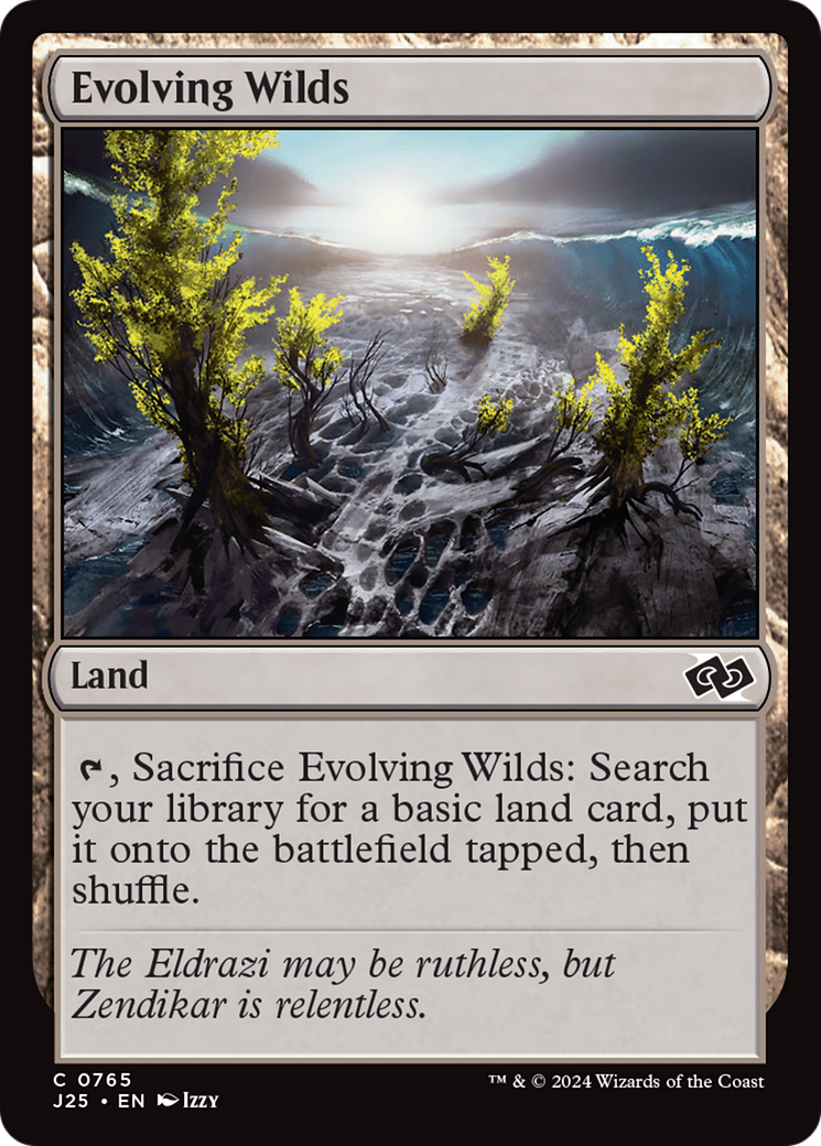 Evolving Wilds (J25-765) [Foundations Jumpstart] MTG Single Wizards of the Coast
