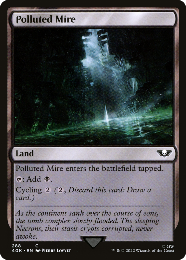 Polluted Mire (40K-288) [Warhammer 40,000 Commander] MTG Single Wizards of the Coast