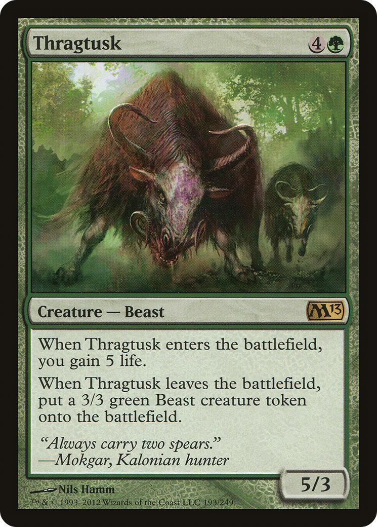 Thragtusk (M13-193) [Magic 2013] MTG Single Wizards of the Coast