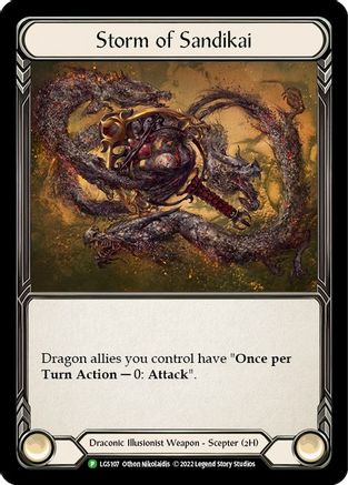 Storm of Sandikai [LGS107] (Promo)  Cold Foil Flesh And Blood Single Flesh And Blood   