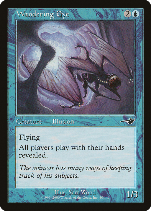 Wandering Eye (NMS-050) [Nemesis] Foil MTG Single Wizards of the Coast