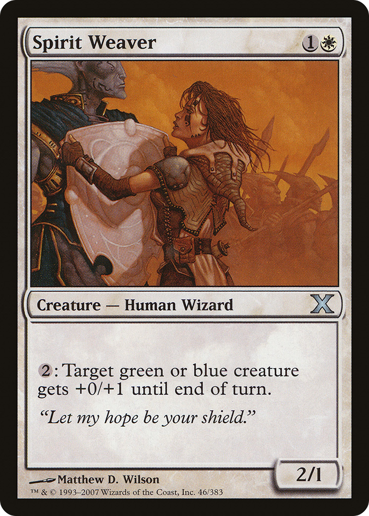 Spirit Weaver [Tenth Edition] MTG Single Magic: The Gathering
